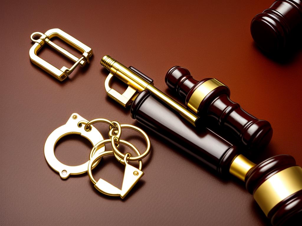 Image illustrating the legal consequences of DUI charges depicting a judge's gavel and handcuffs.